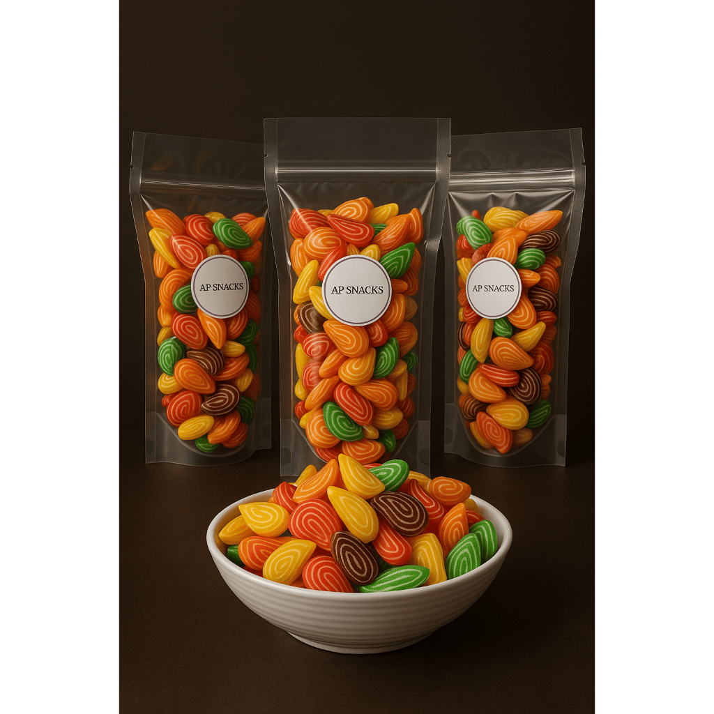 

AP SNACK - Kuping Gajah Warna-Warni 250gr – Camilan Renyah Manis, Warna Ceria!