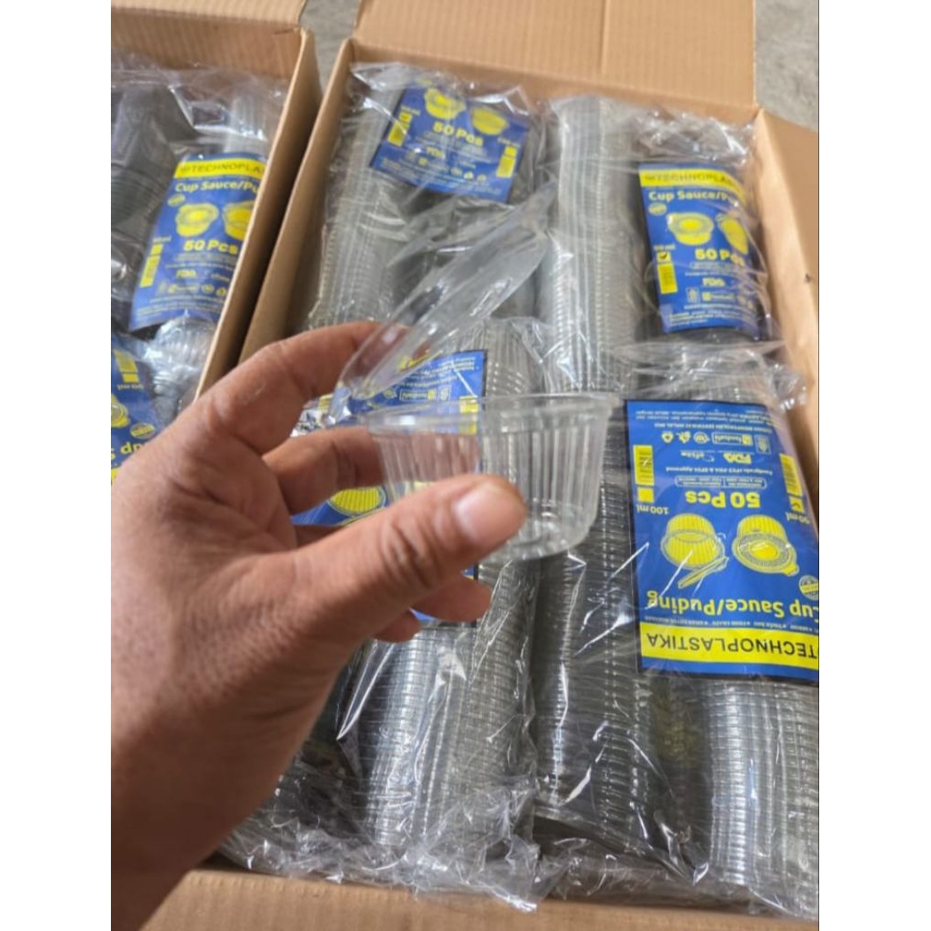 CUP PUDING TUTUP SAMBUNG 100ML