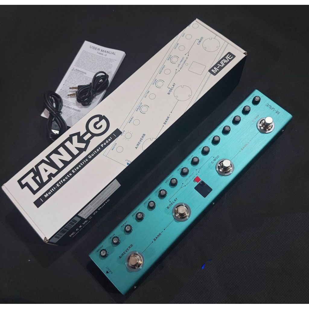 EFEK GITAR ELEKTRIK M VAVE TANK-G EFEK M VAVE TANG G