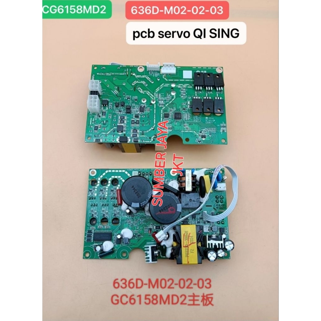 pcb mesin jahit typical 6158md2 putus benang