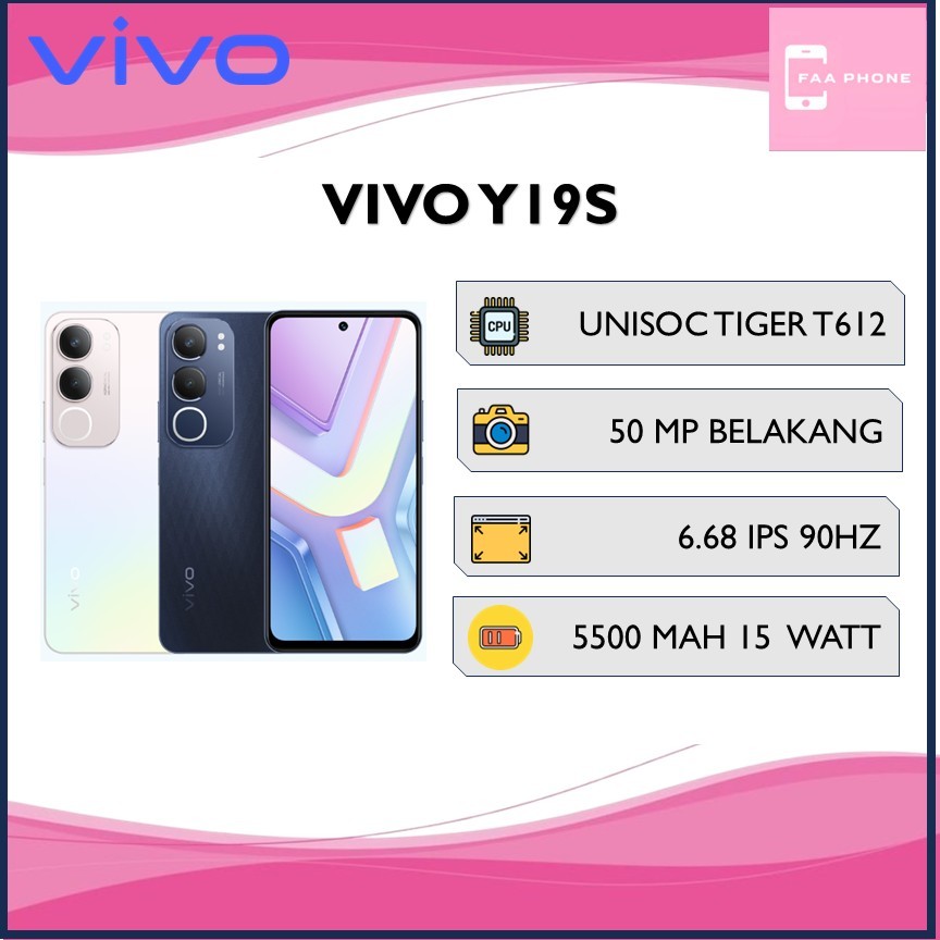VIVO Y19S RAM 6GB ROM 128GB