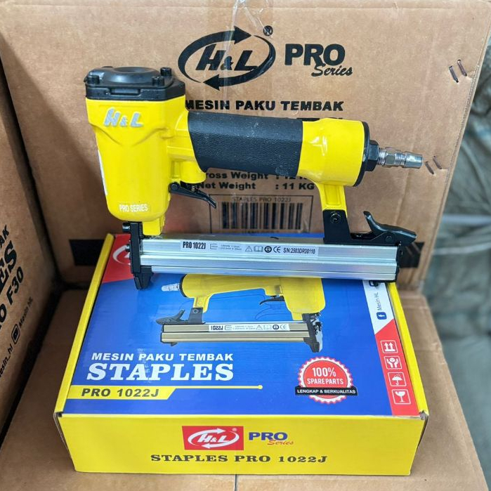 

H&L Air Nailer 1022J - Paku Tembak Staples Angin - Paku Angin Staples