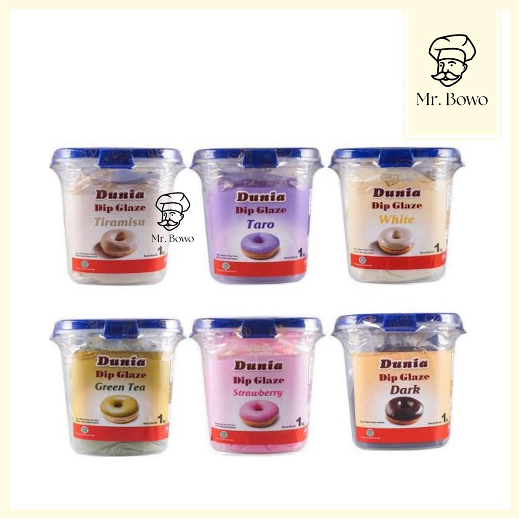 

Dunia Dip Glaze (1kg) (5 Varian Rasa)