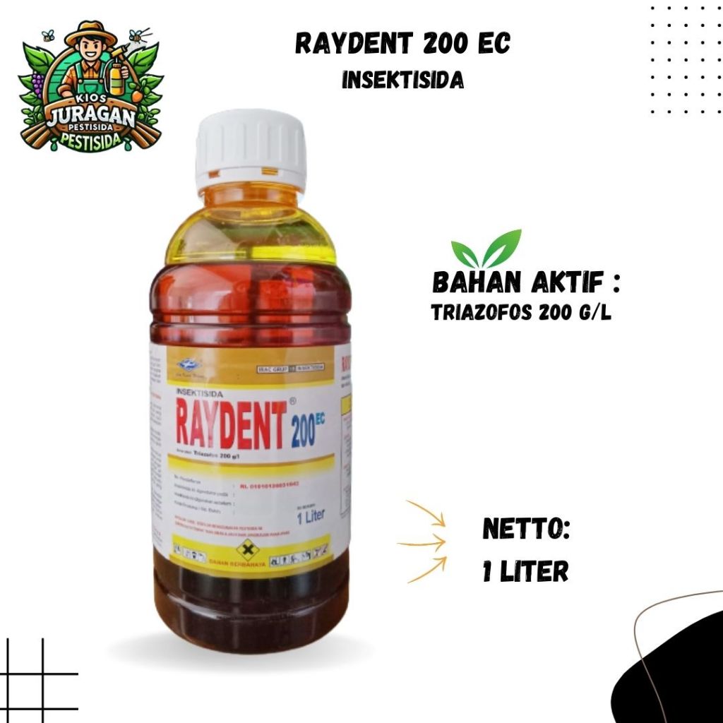 RAYDENT 200EC 1liter INSEKTISIDA