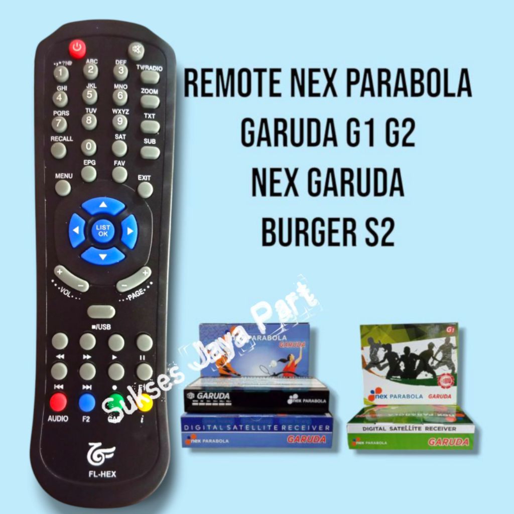 Remote Receiver parabola Nex Garuda Nex Parabola Garuda Burgers S2