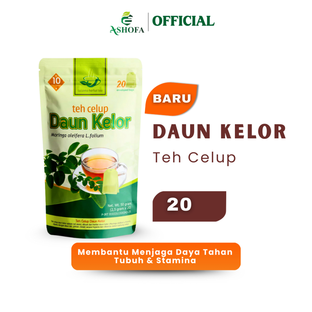 

Teh Kelor 20 Kantong Teh Celup Moringa Original Murni
