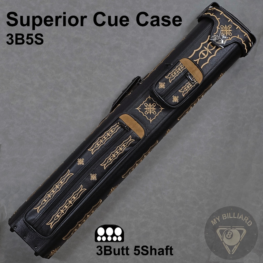 Superior Cue Case 3x5 - Hard Cue Case Stik Billiard 3B5S