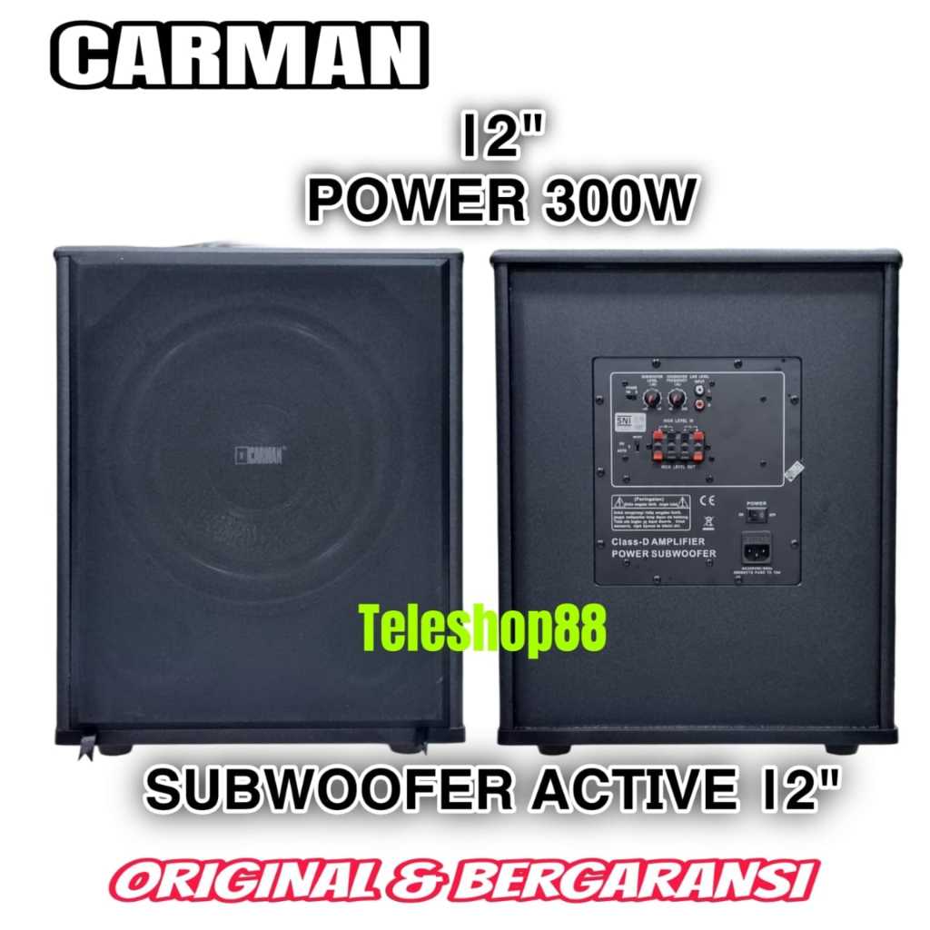 Subwoofer Aktif 12 Inch Crimson CARMAN CM1222A/ CM 1222 A Original