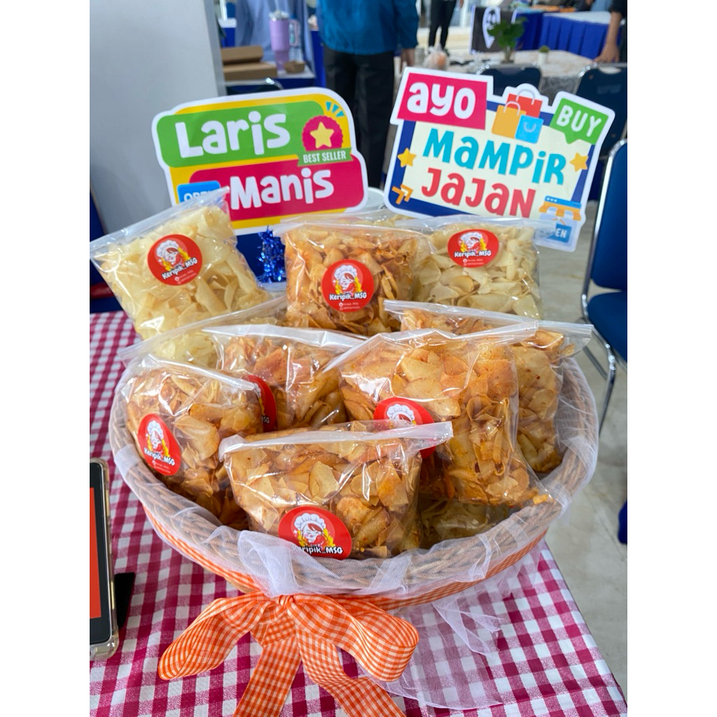 

KERIPIK SINGKONG PEDAS GURIH KERIPIK ORIGINAL