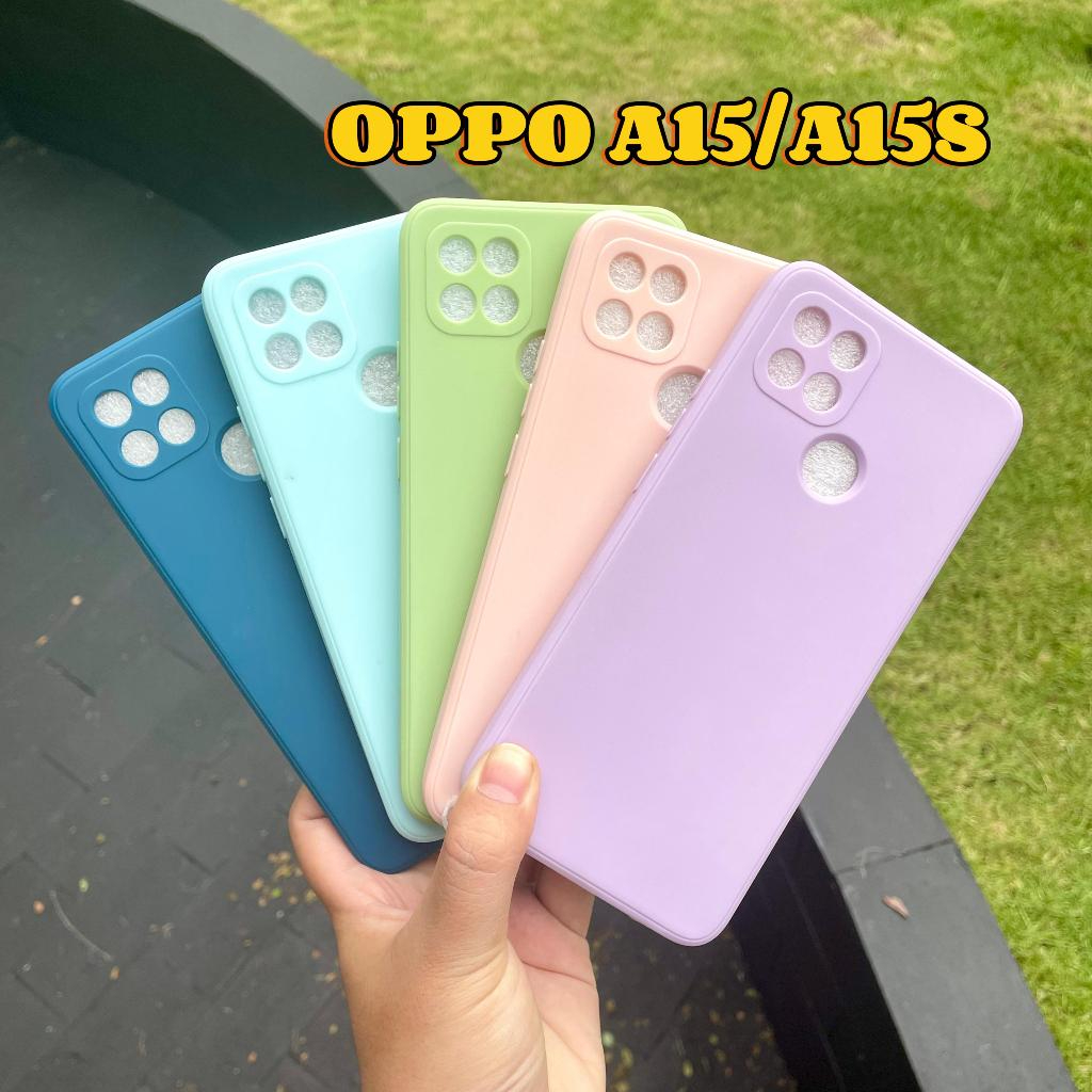 Case OPPO A15 A15S Softcase Soft Candy Kamera