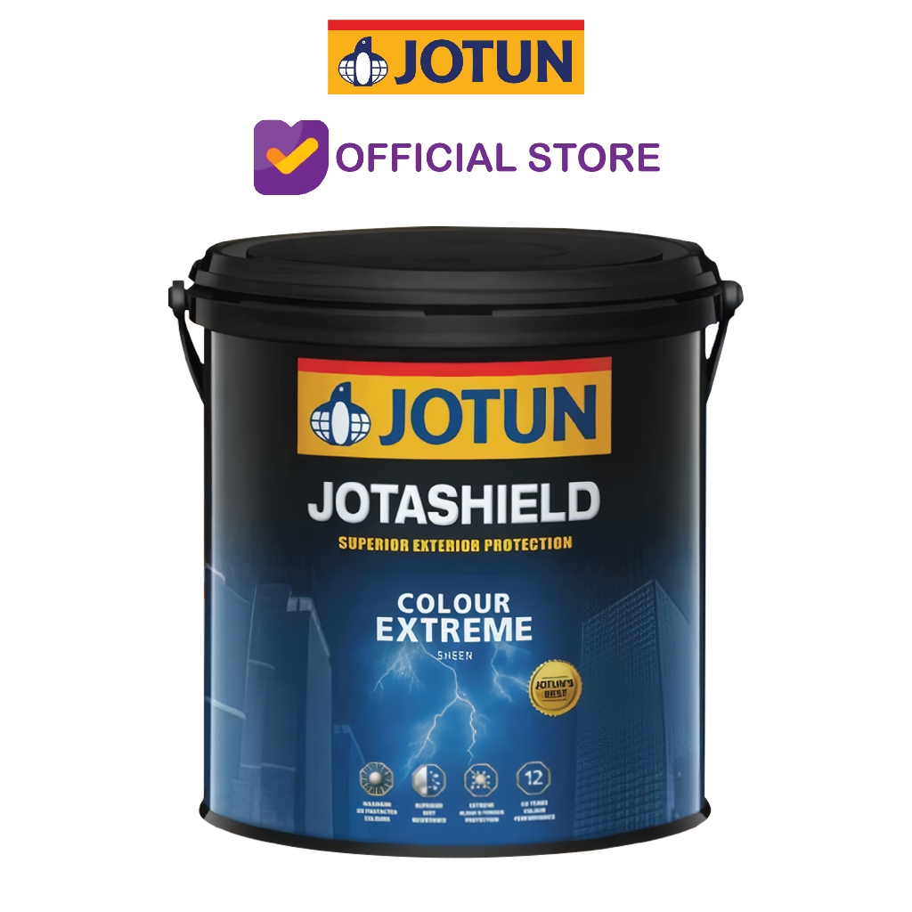 CAT TEMBOK EKSTERIOR JOTUN JOTASHIELD COLOUR EXTREME PUTIH / CHI 2.5L
