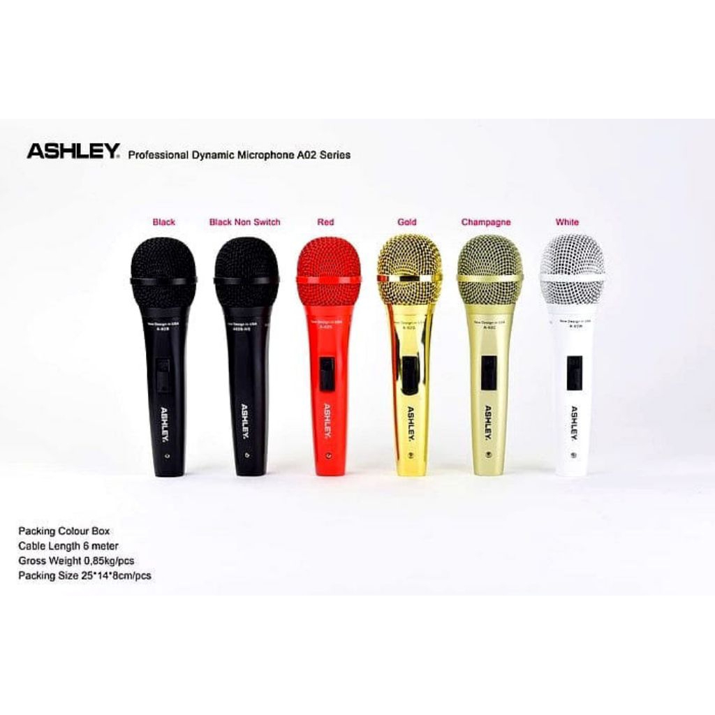 Mic Kabel ASHLEY A02B (Black)