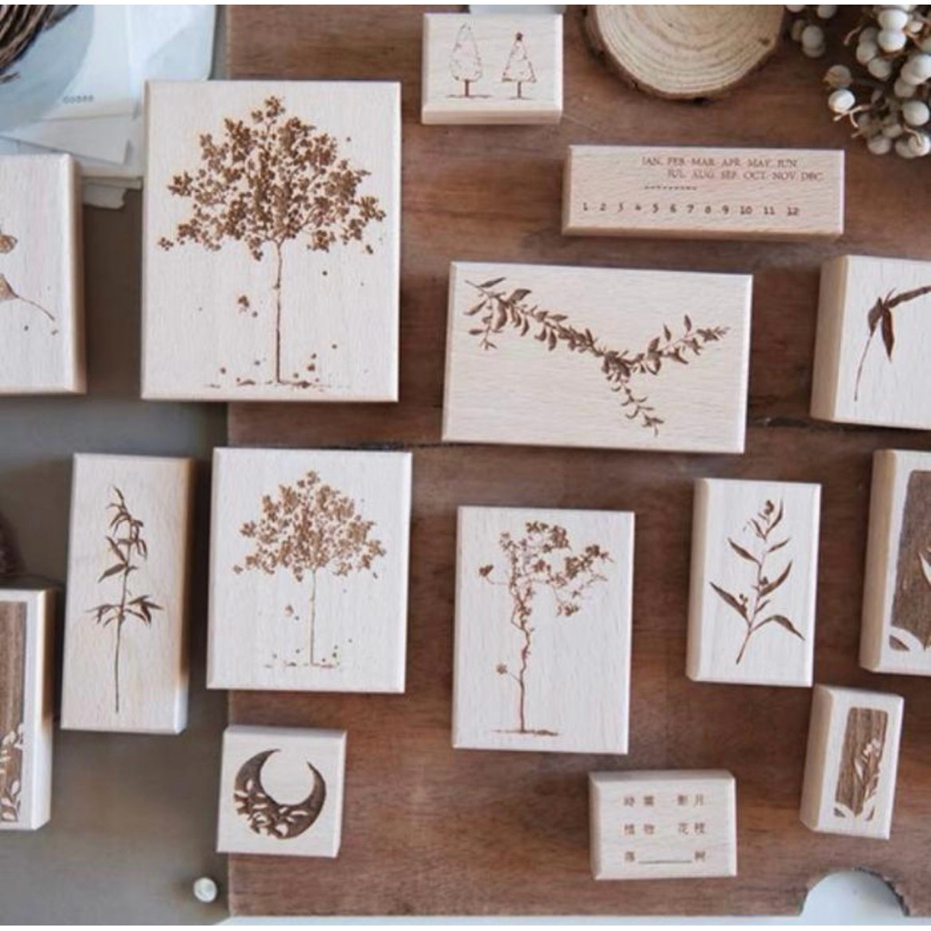 

Jeenzaa Zoey Leaf Shadow Rubber Stamp