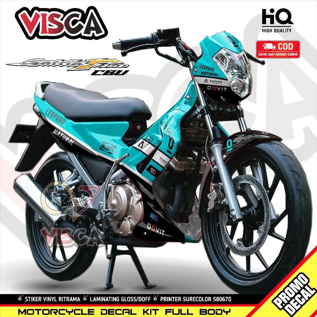 Decal Satria Fu CBU 2004-2009 Full Body Stiker Satria Fu Lama Full Body Striping Satria Fu CBU LAMA 