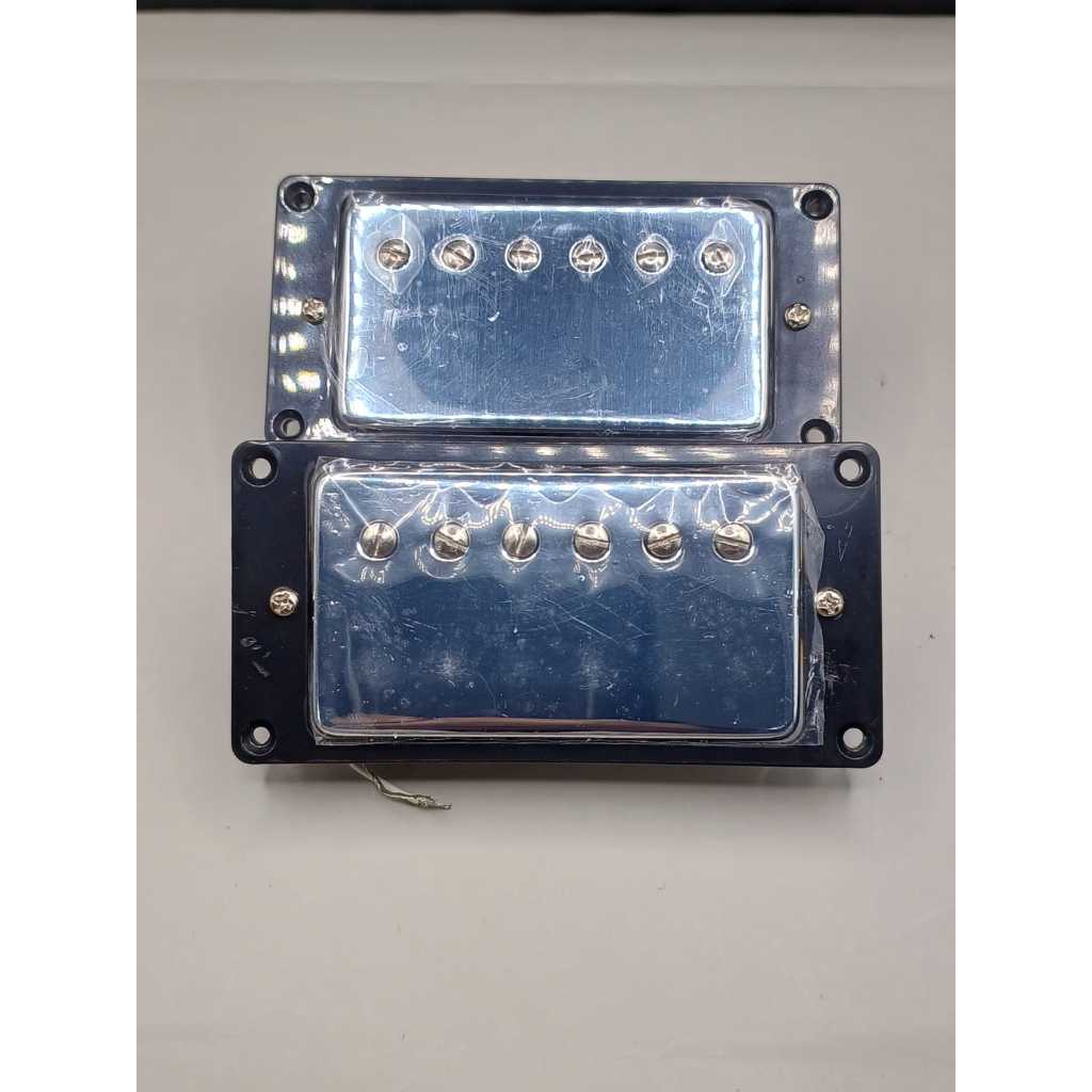 Pickup Guitar Humbucker Jinwoo Gibson Les Paul 1702 Kaleng Chrome