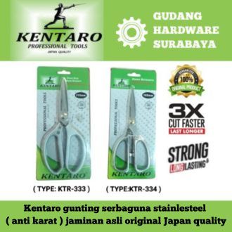 

Kentaro gunting serbaguna stainlesteel ( anti karat ) jaminan asli original Japan quality