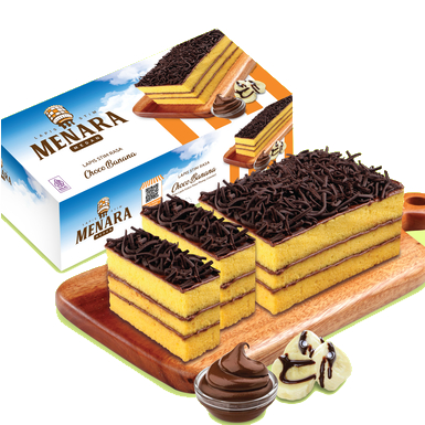 

Bolu Menara Lapis Stim Choco Banana - 500gr