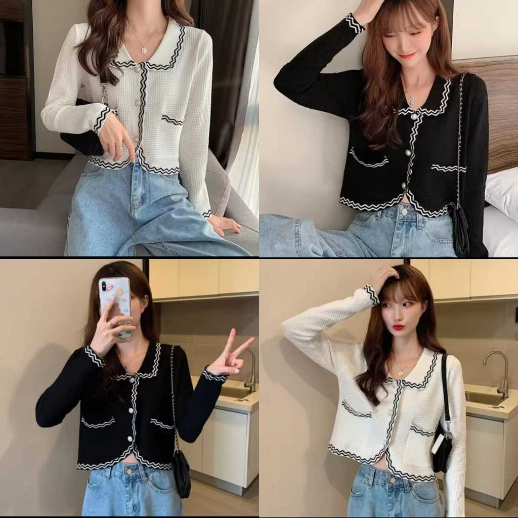 TOP KNIT IMPORT PREMIUM ATASAN RAJUT PREMIUM RAJUT IMPORT #HELLO MISCHA