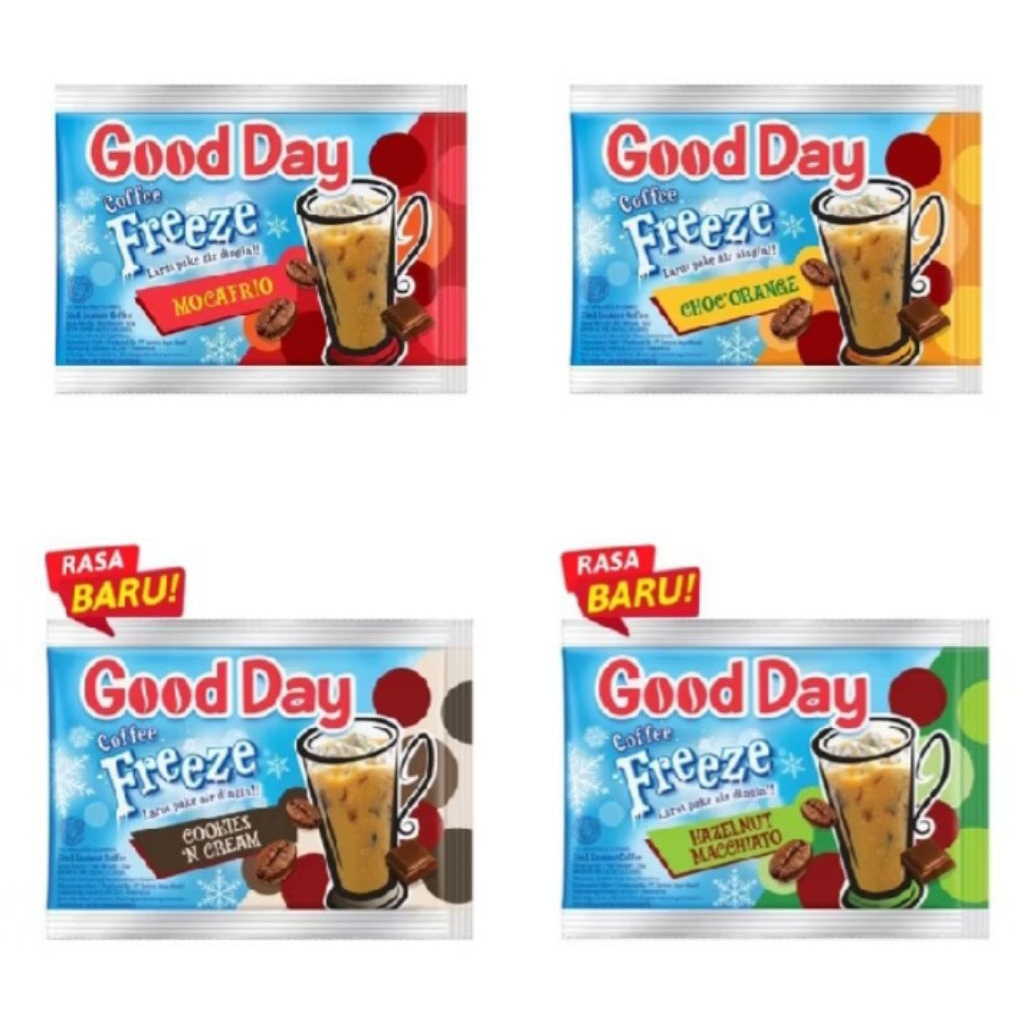 

Good Day Frezze 1 Renceng / Minuman Kopi Instan