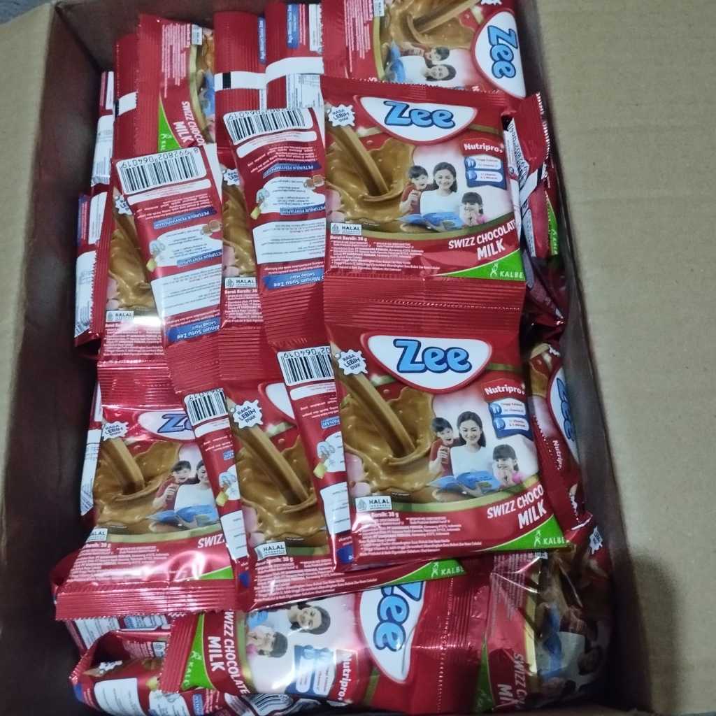 

Zee Swizz Chocolat & Vanilla Milk 1 Renceng ( 10 pcs X 37 g )