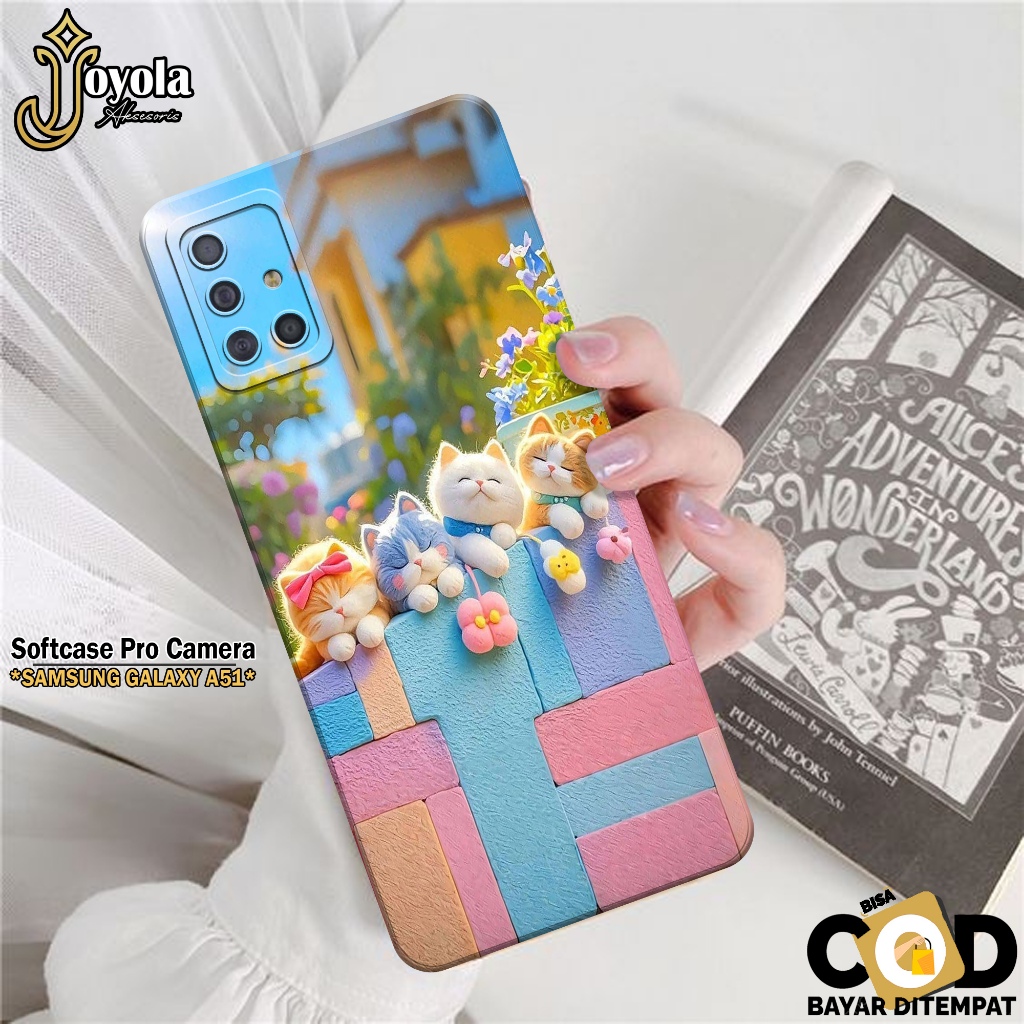 Softcase Samsung Galaxy A51 Terbaru Silikon Pro Camera Fashion Case Kartun Kesing Samsung Galaxy A51