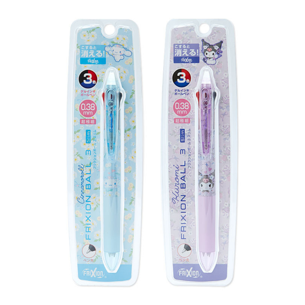

Pilot FriXion Ball Slim 3 Colors Sanrio Kuromi Cinnamoroll 0.38mm Erasable Pen Multi Limited Edition