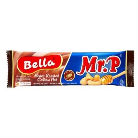 

Bella Mr. P Cokelat Batang Honey Roasted Cashew Nut 45 g