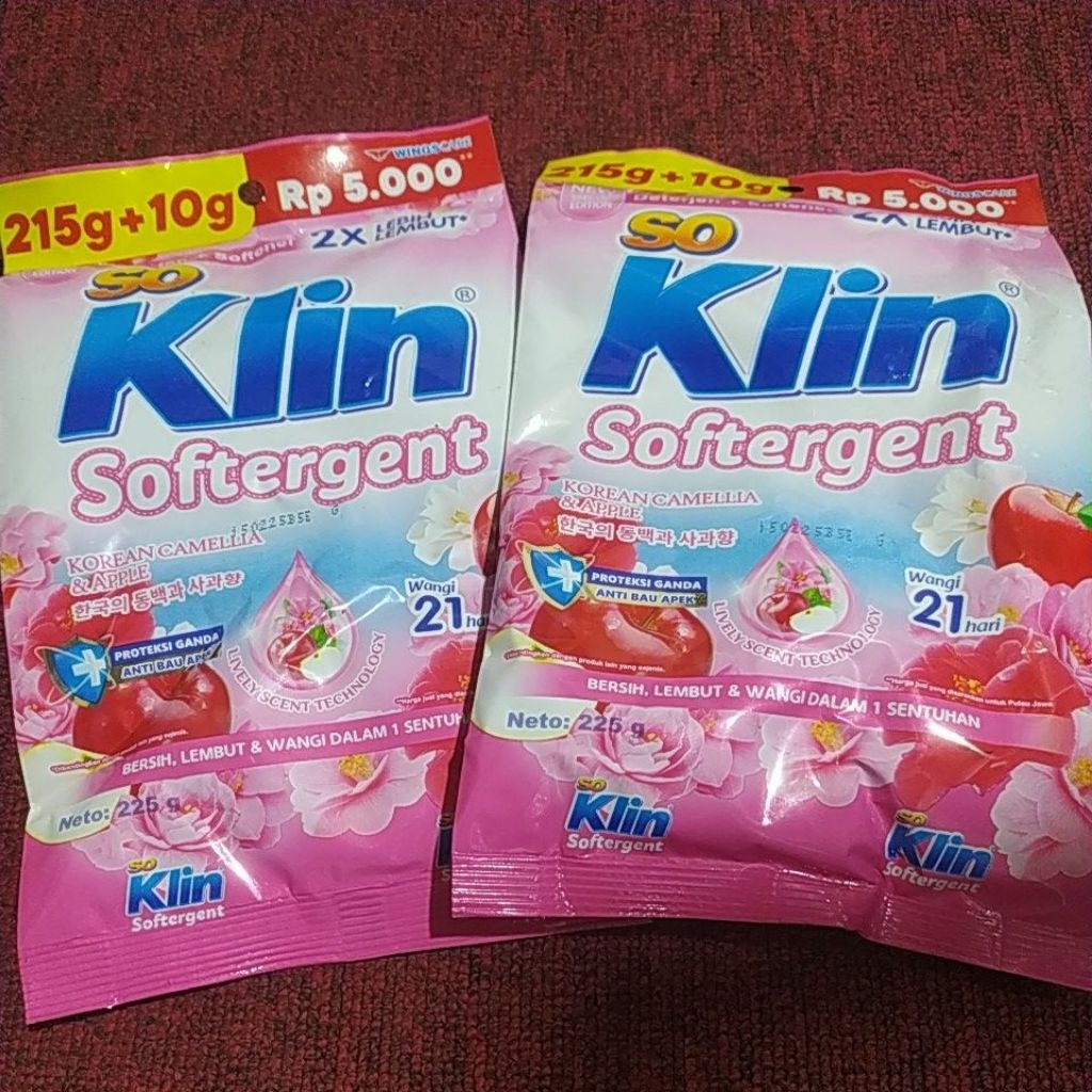SOKLIN SOFTERGENT 225G... SOKLIN BUBUK...