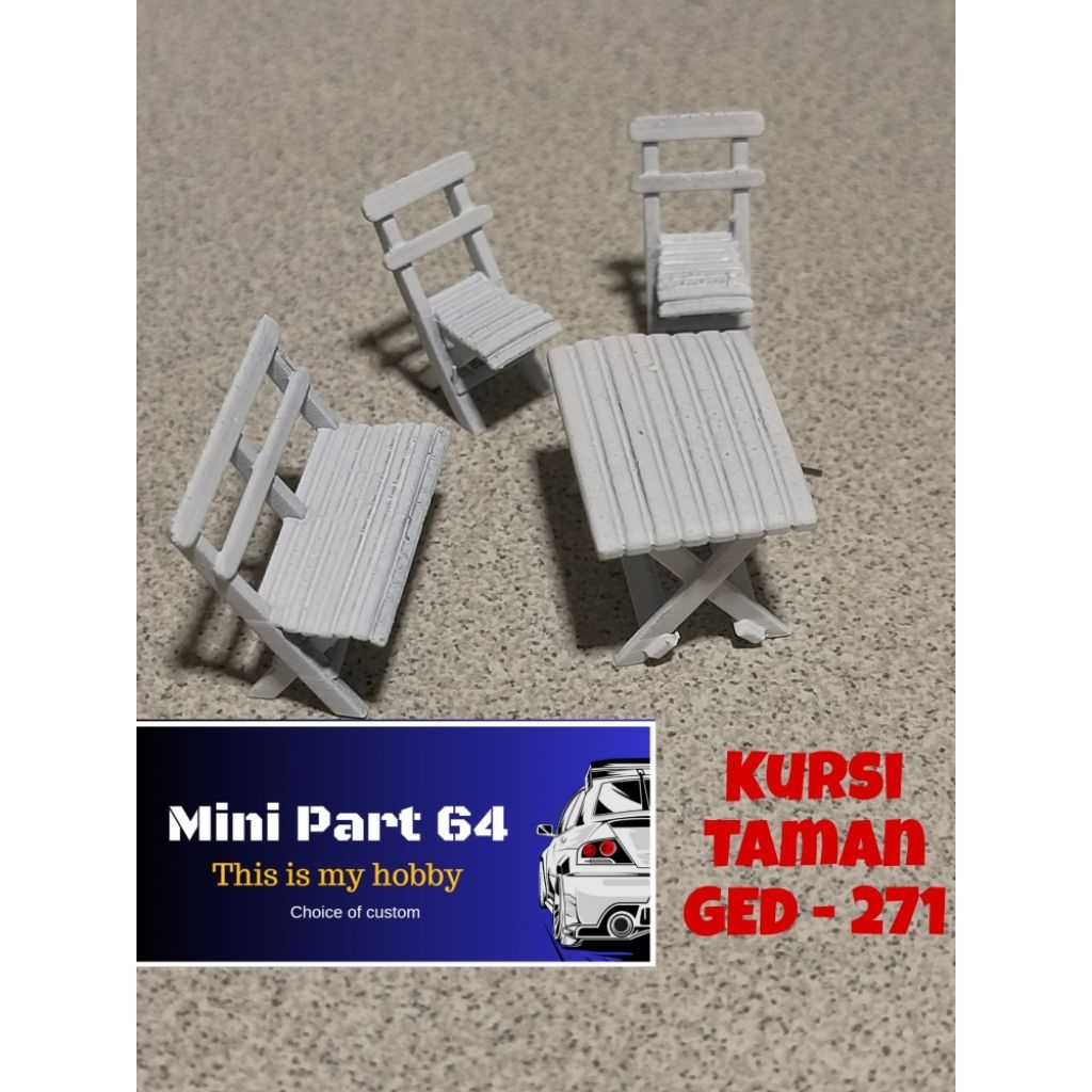 mini part 64 kursi taman GED-271