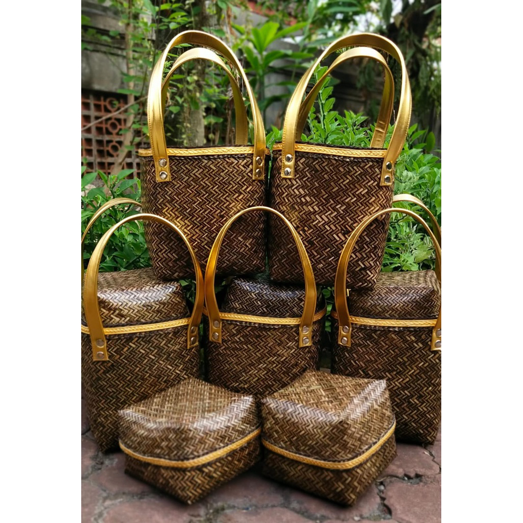 Tas Keben Antik/Klasik/Bambu Set 2