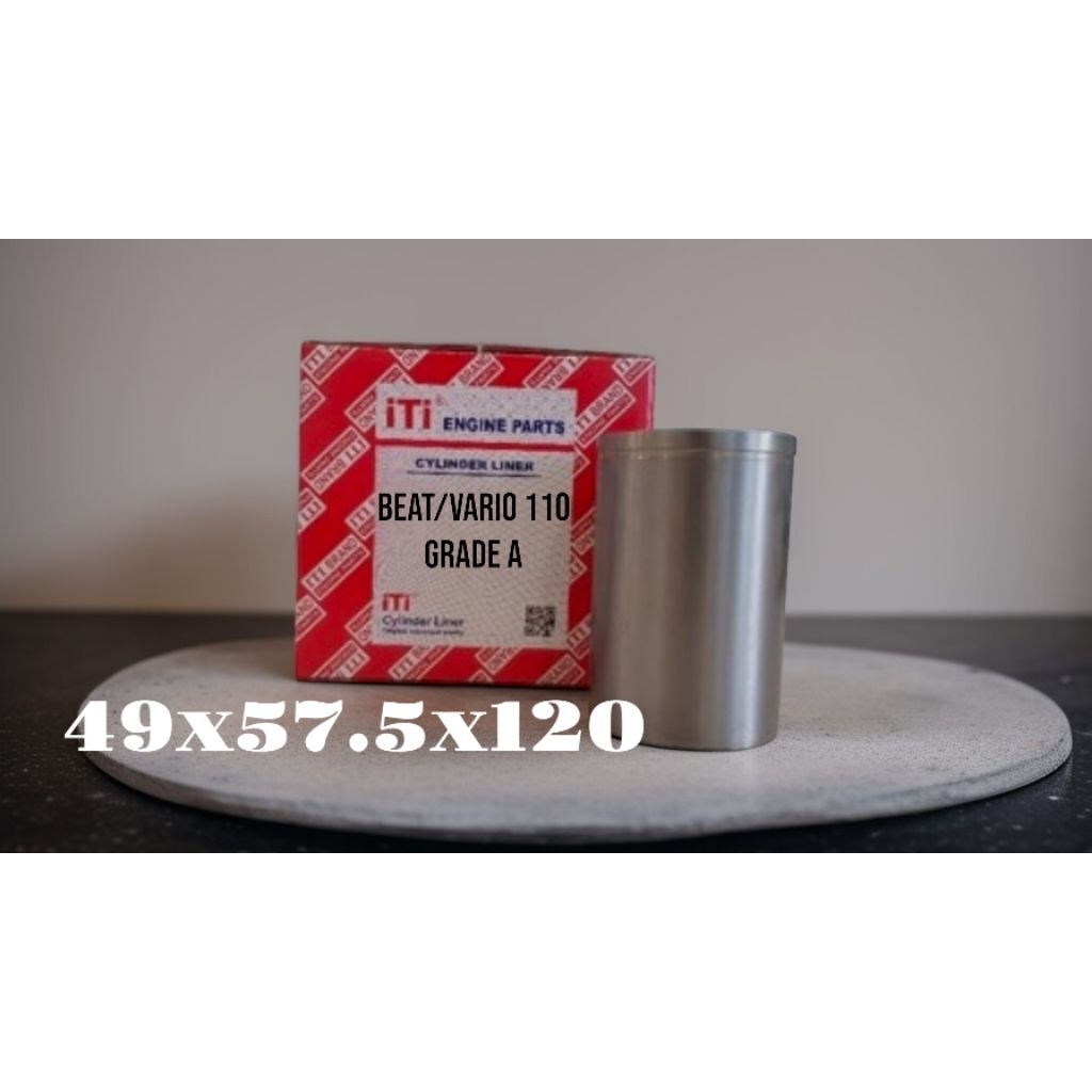 BORING LINER BEAT/VARIO 110 NON FINISH UKURAN 49X57,5X120 BORE UP COSTOM