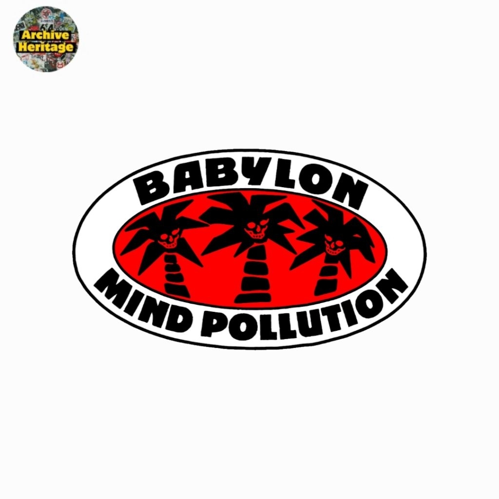 

sticker Babylon LA Mind Pollution streetwear stiker