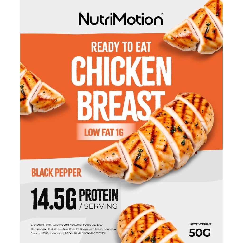 

nutrimotion chicken breast dada ayam siap makan