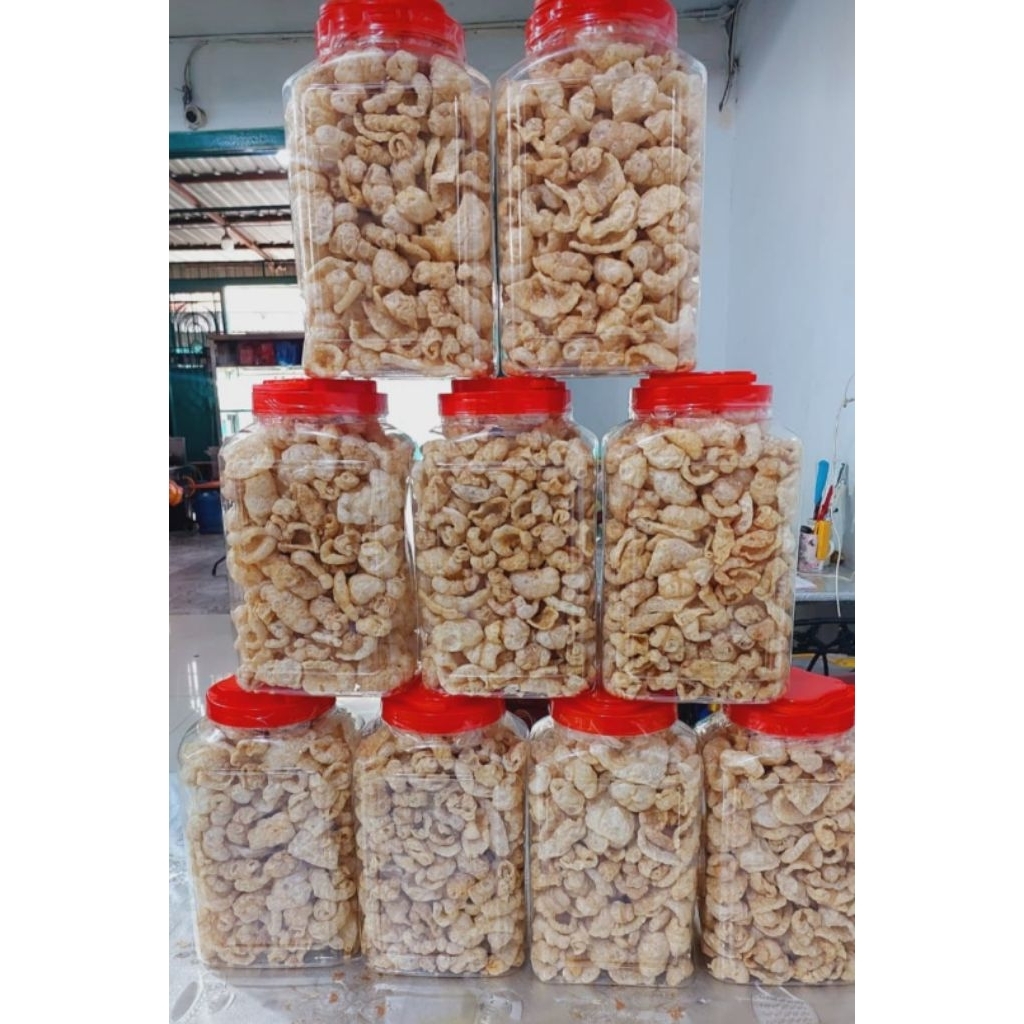

Crispy Oink – Kerupuk Babi 4 Liter (Toples Besar, Full Isi!)