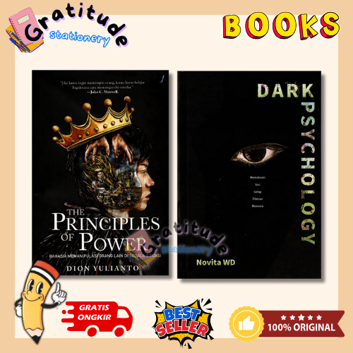 (Original) Bundling Buku Mind Control : The Principles of Power dan Dark Psychology