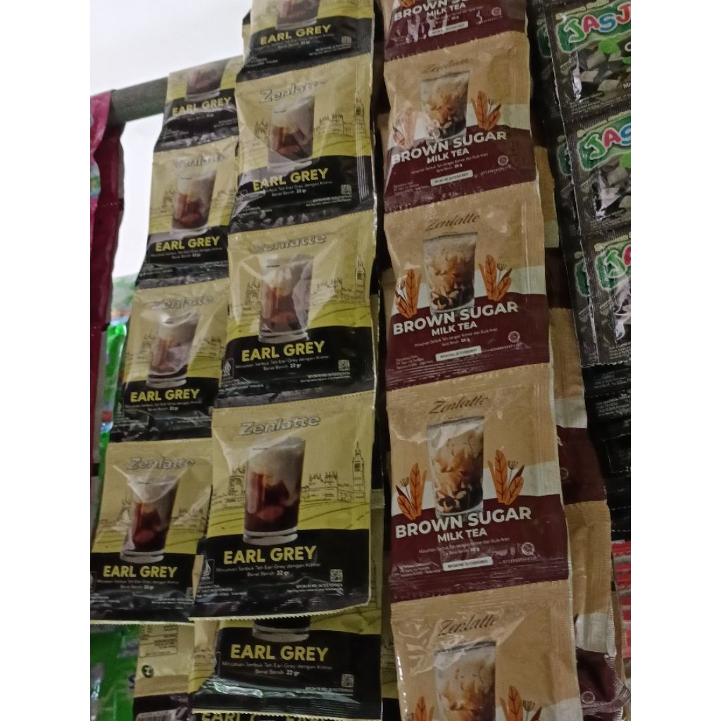 

minuman ZENLATE /Zenlatte Brown sugar/Zenlatte Earl Gray