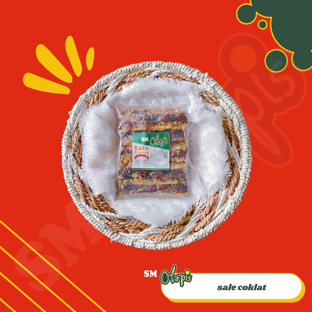 

SALE PISANG MANIS RASA COKLAT OLEH OLEH KHAS CILACAP CAMILAN DAN SNACK LEBARAN MURAH SARI MURNI OLAPIS