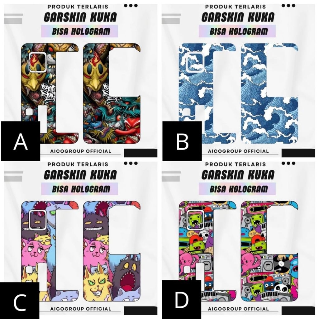 

Pelindung Body Kuku Motif Bisa Custom