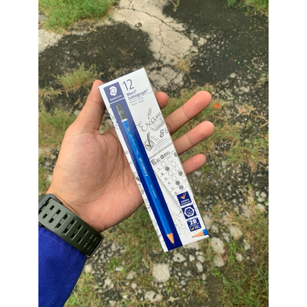 

Pensil 2B Staedtler Biru Original - Pensil Ujian untuk Komputer dan Scanner