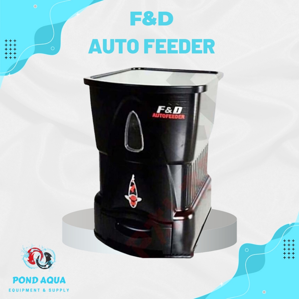 Auto Feeder Automatic Kolam Koi 6 Kg Pemberi Makanan Ikan Koi Otomatis