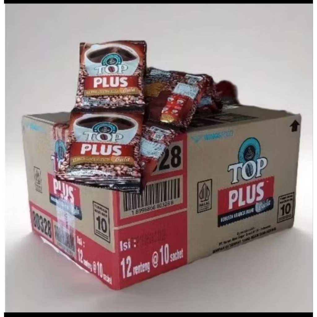 

kopi top plus gula 1 dus murah