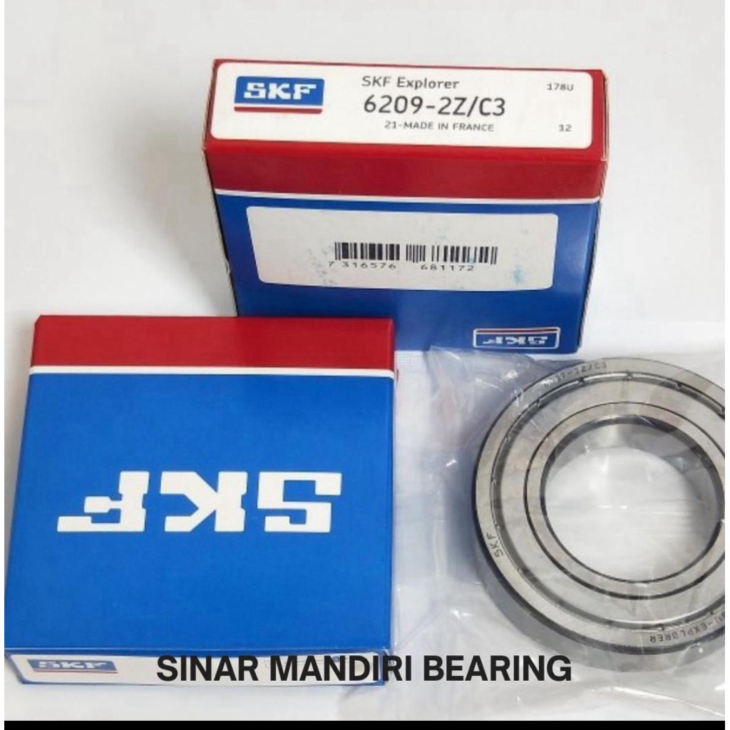 BEARING 6209 2Z C3 / ZZ C3 SKF FRANCE