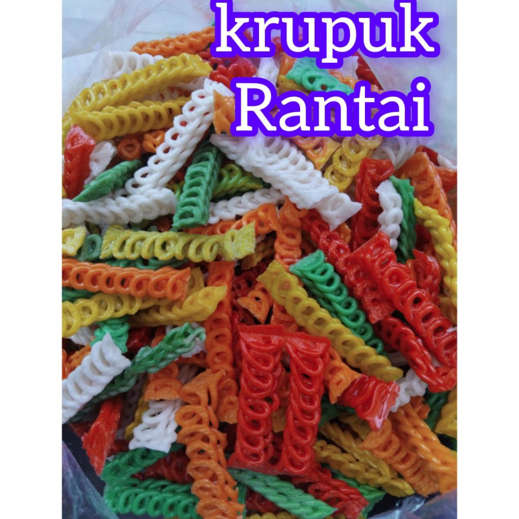 

aneka macam krupuk mentah