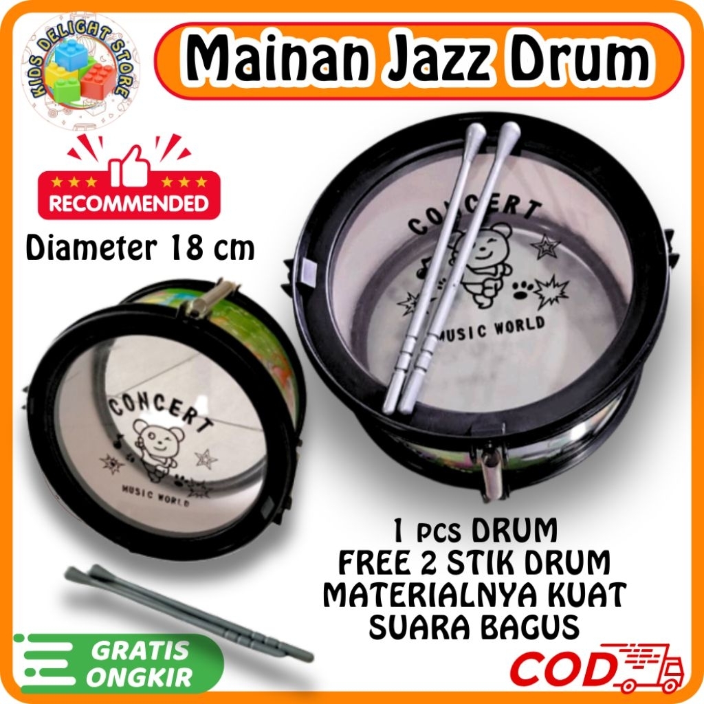 Mainan Jazz Drum | Mainan Drum Anak | Drumband Anak | Mainan anak | Mainan motorik drum anak