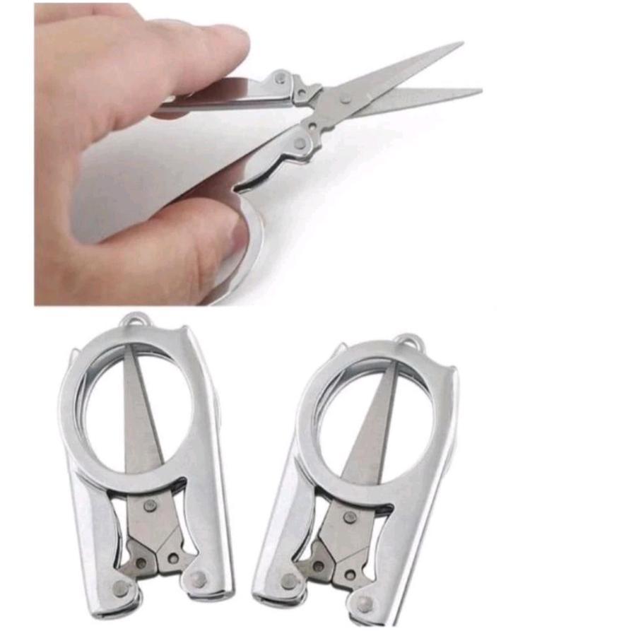 

Gunting Lipat Kecil Stainless / Gunting Lipat Mini Gunting Saku Kecil Gunting Kumis Gunting Jenggot Gunting Stainless Steel