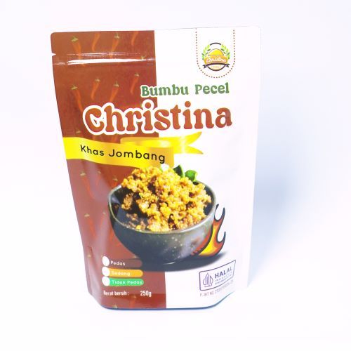 

Bumbu Pecel Christina Khas Jombang Kemasan 250g / Sambel Pecel / Sambel Kacang