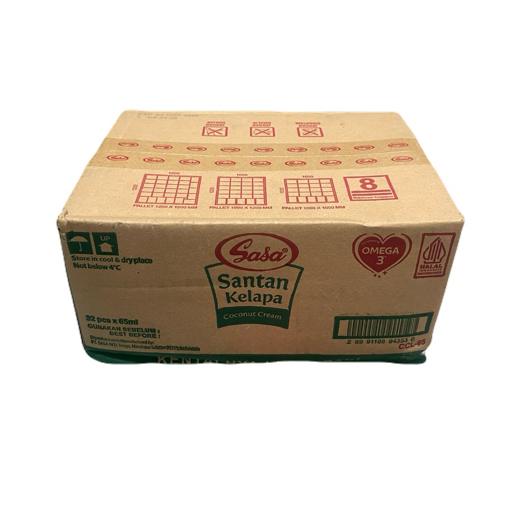 sasa santan kelapa 1 dus isi 32pcs / santan sasa 1 dus