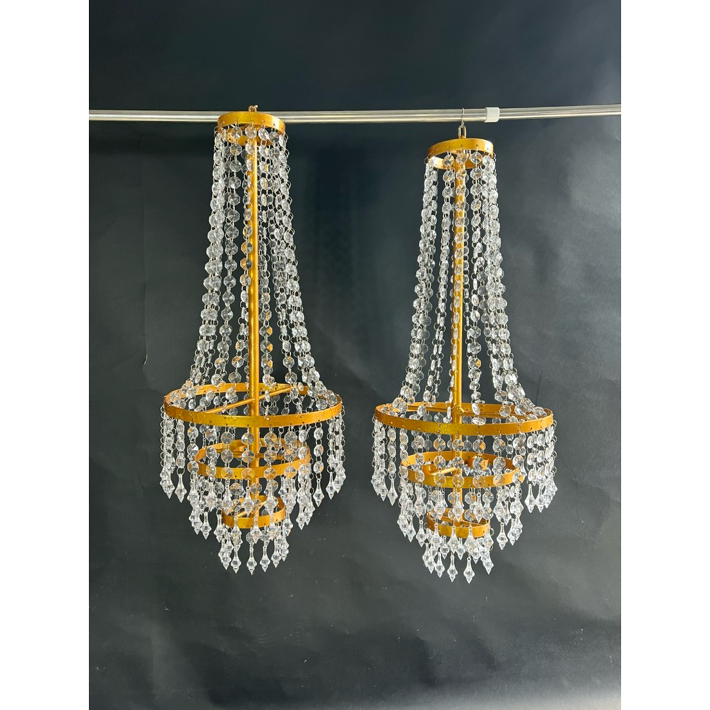 lampu gantung dekorasi pernikahan