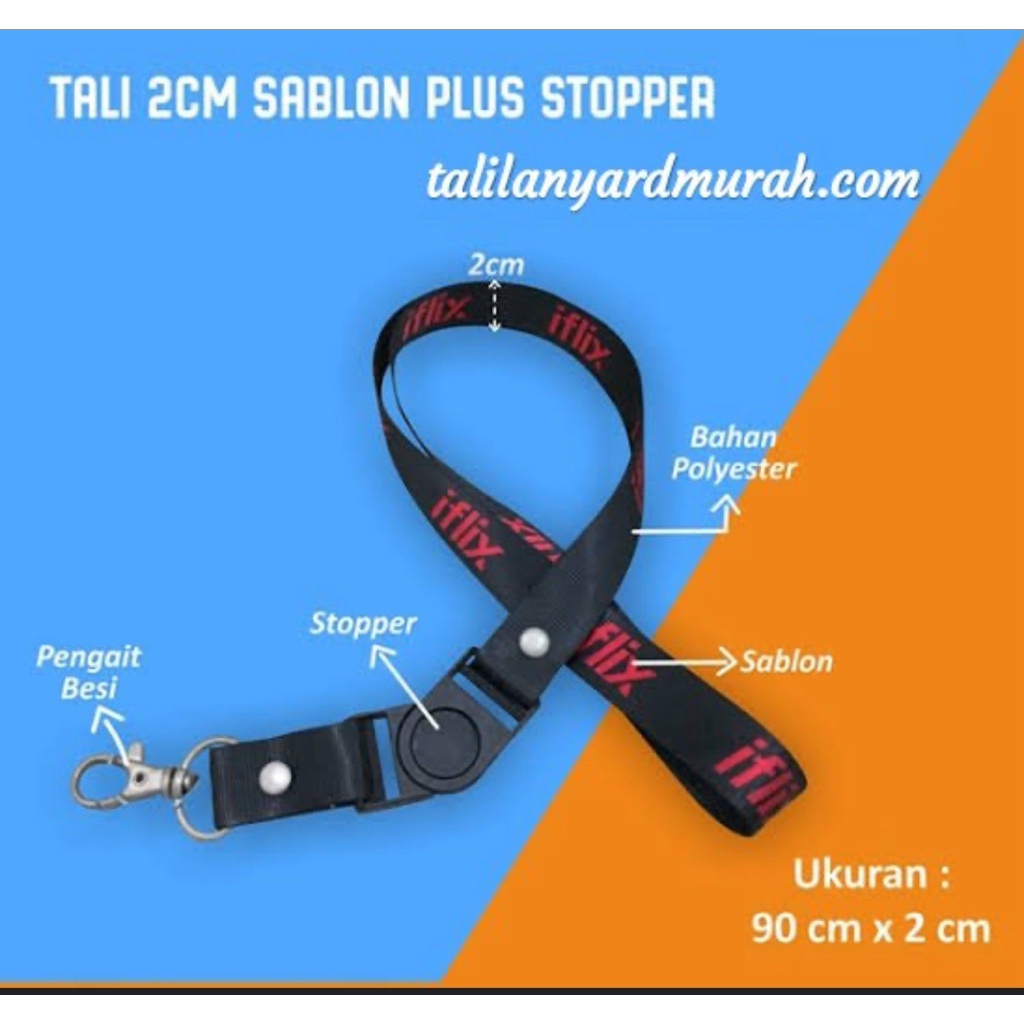 

LANYARD CUSTOM DIGITAL PRINTING 2sisi