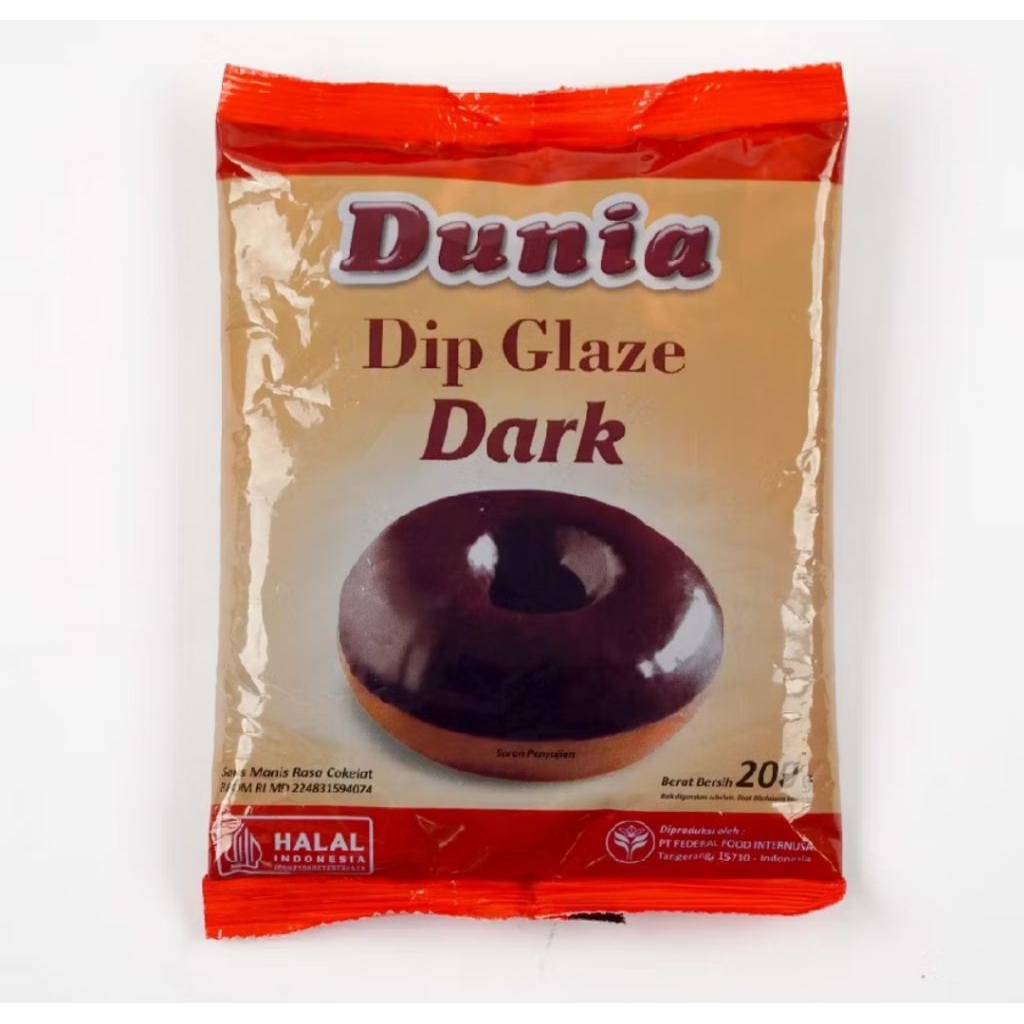 

dunia dip glaze coklat tiramishu 200 gram original